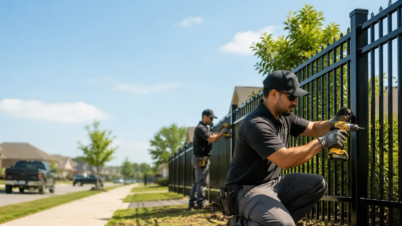 Metal Fence Installation in Mikado, MI